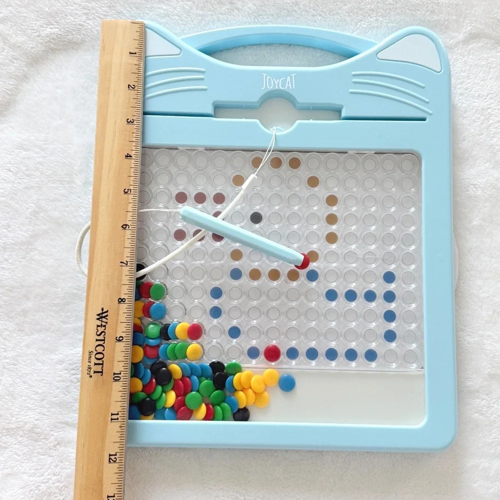 Joycat Magnetic Drawing Board Kids One Size Light Blue Cat Shape STEM Toy